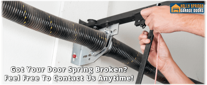 Broken Garage Door Spring Holly Springs MS