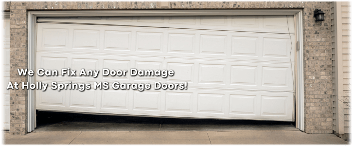 Garage Door Off Track In Holly Springs MS